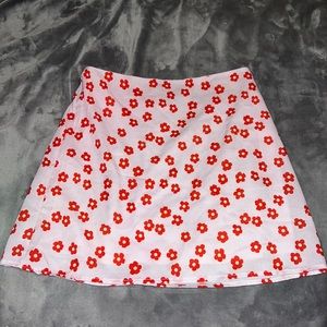 Shein Floral Daisy Skirt